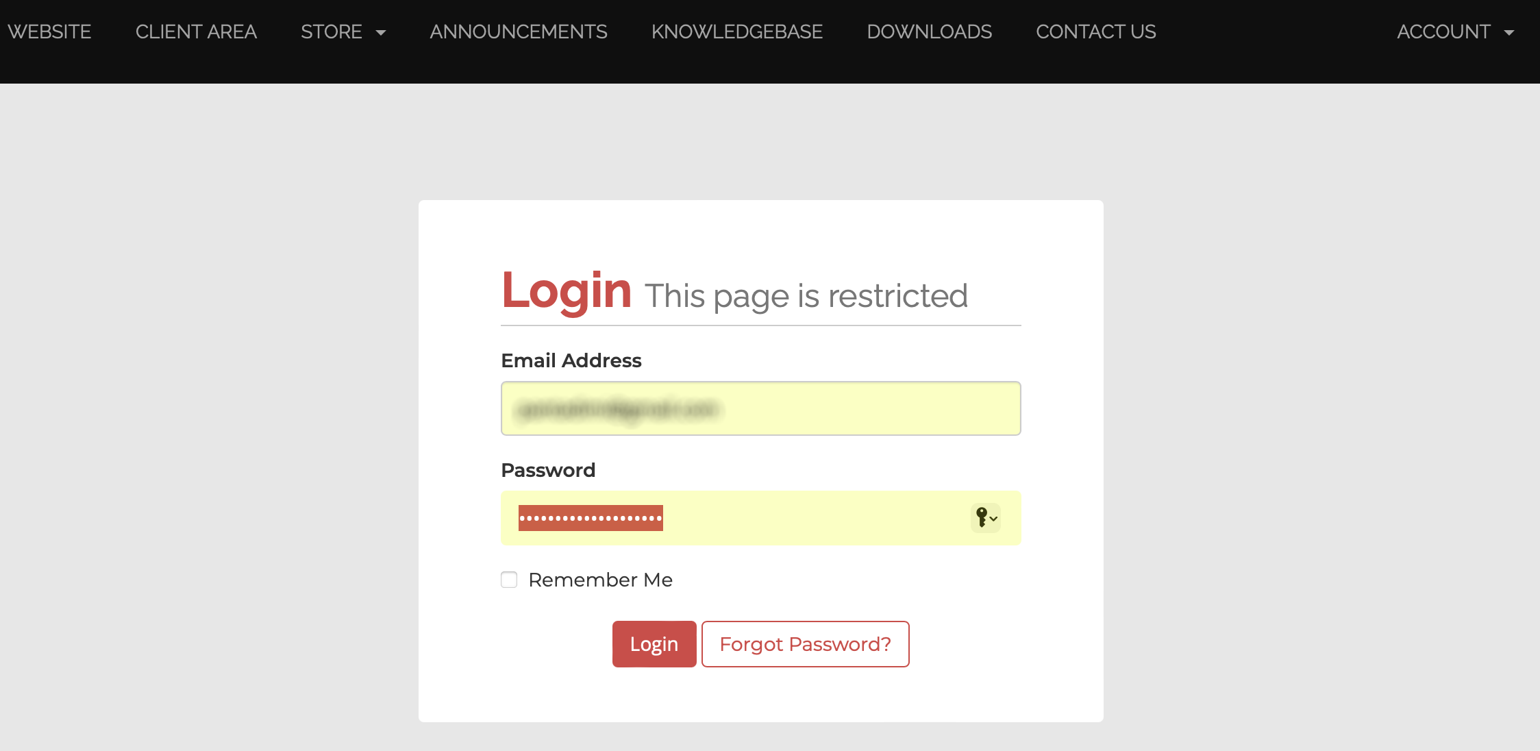 Login