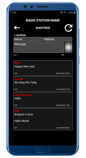 Radio player on android devices