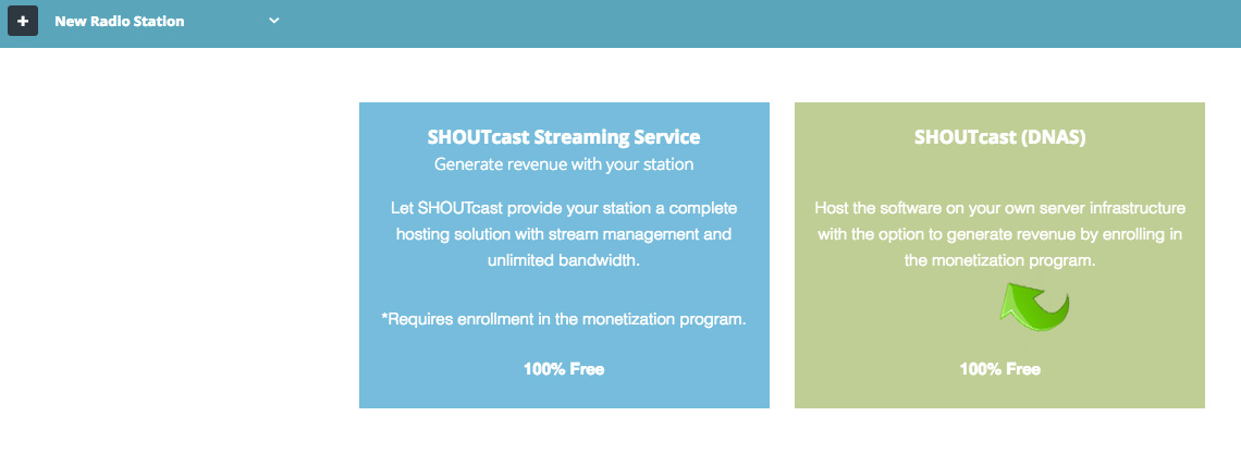 Create SHOUTcast v2 Authhash Key